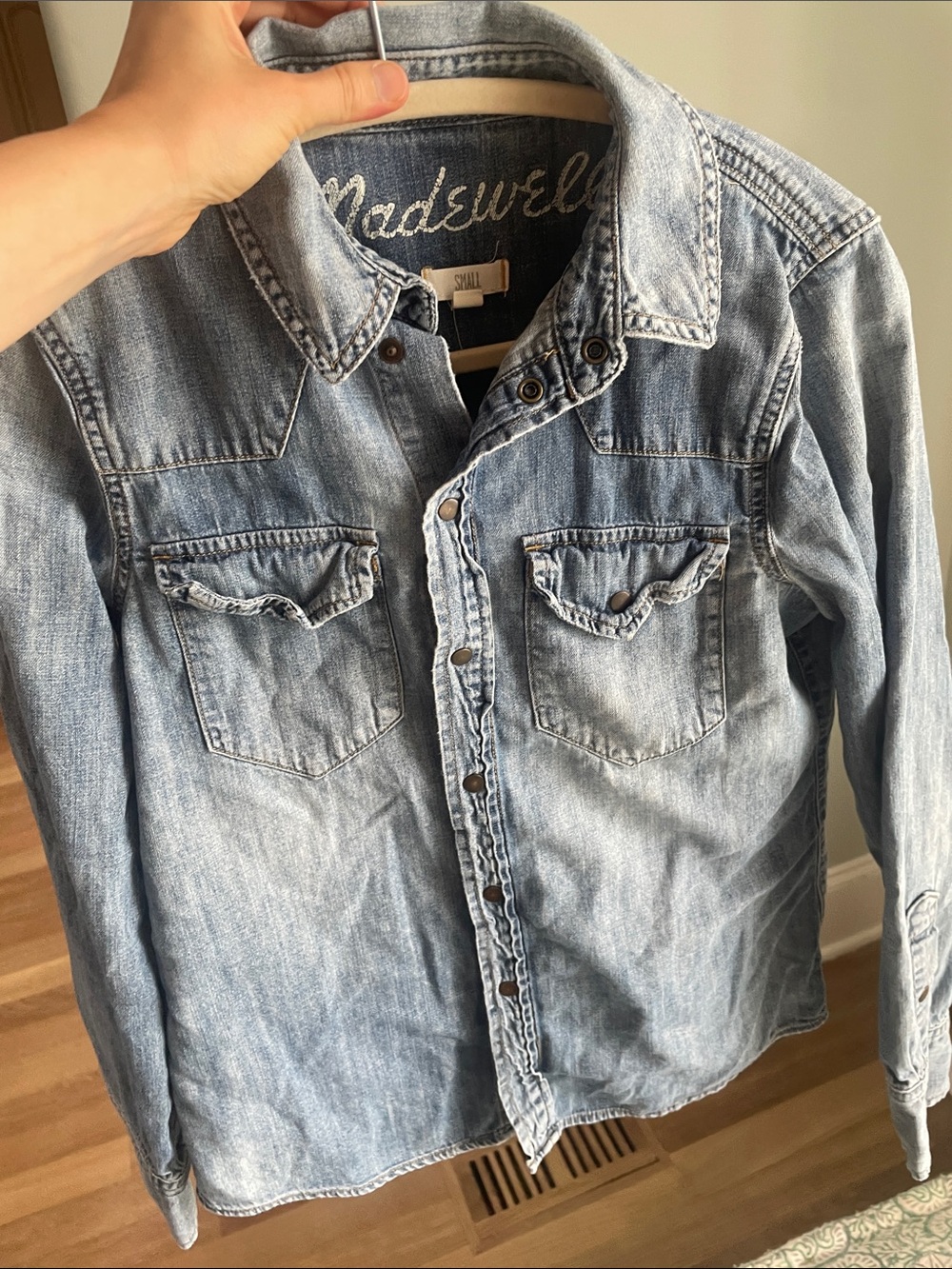Madewell Light Blue Kids' Denim Jean Jacket